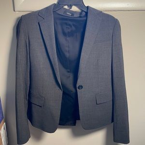 Theory Gabe Women’s Blazer - Herringbone Grey